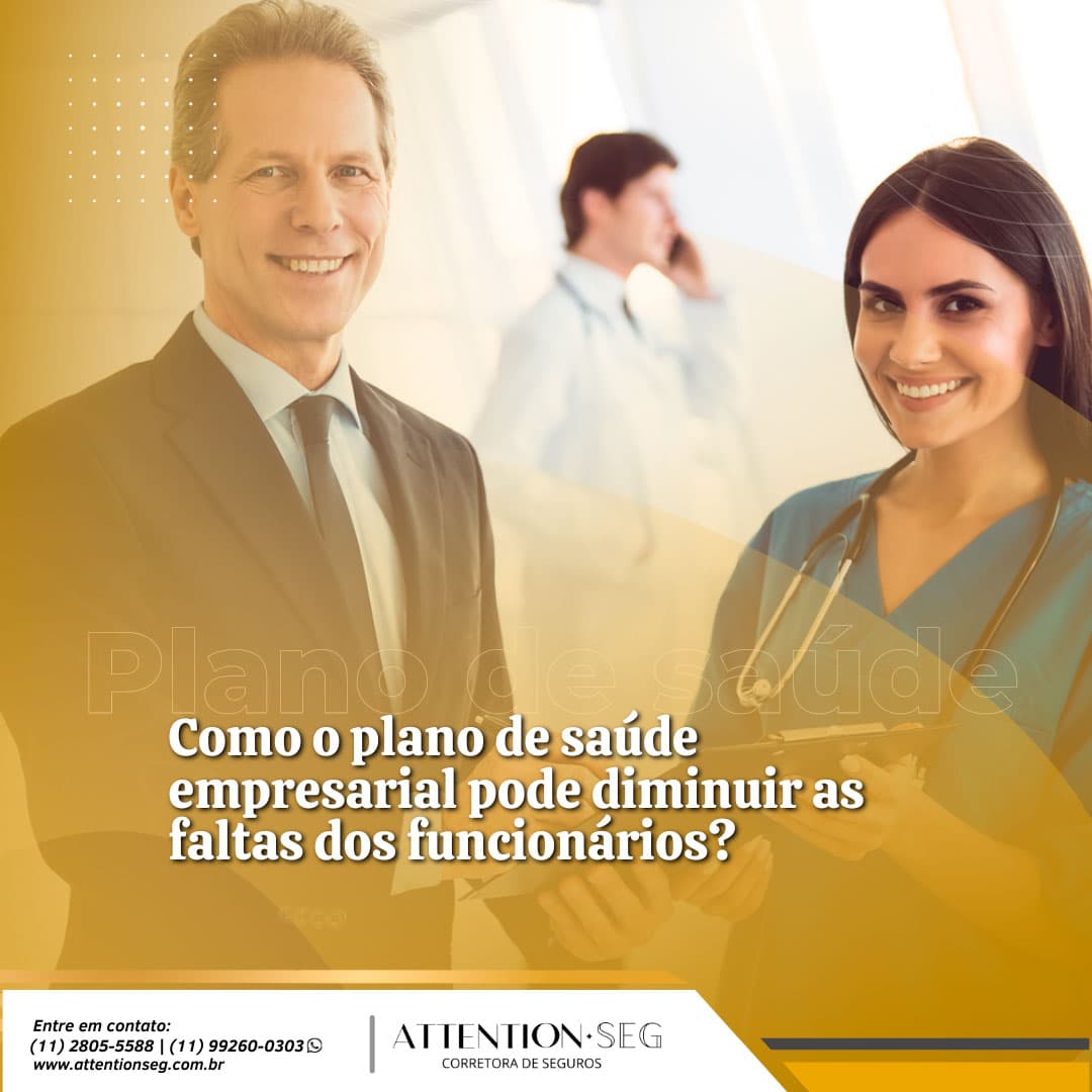Como o plano de saúde empresarial pode diminuir as faltas dos funcionários?