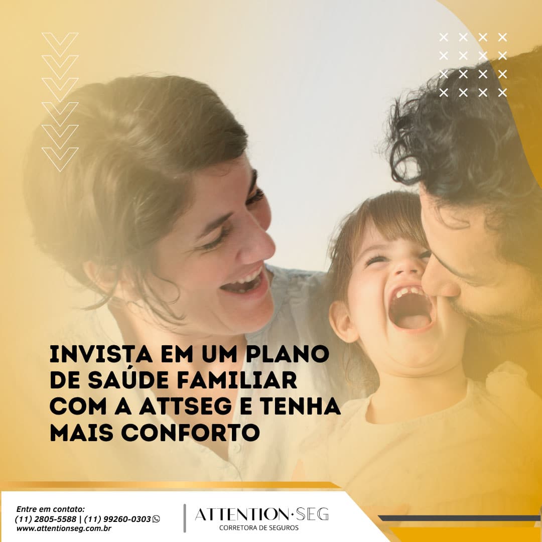 Invista em um plano de saúde familiar e tenha mais conforto